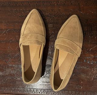 Mocasines mujer beige/marrón