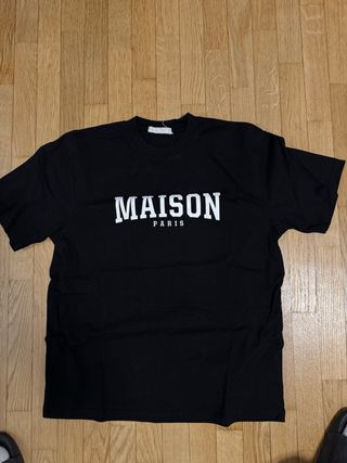 T-shirt Maison Paris nera