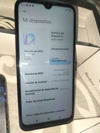 Xiaomi Redmi Note 8T Blu