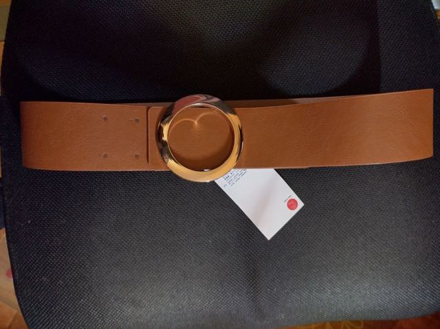 Cinto Zara Camel Novo