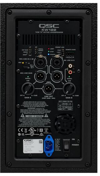 2 Altavoces QSC KW122 Nuevos precio por pareja.