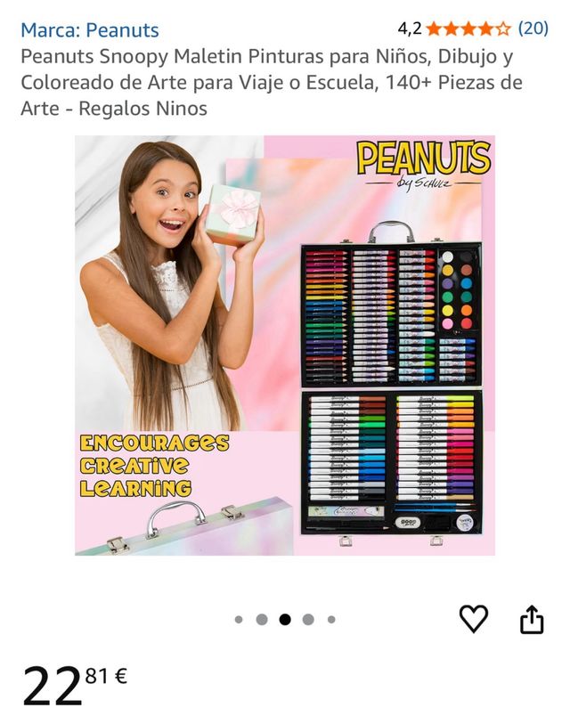 Maletín de dibujo con 150 piezas