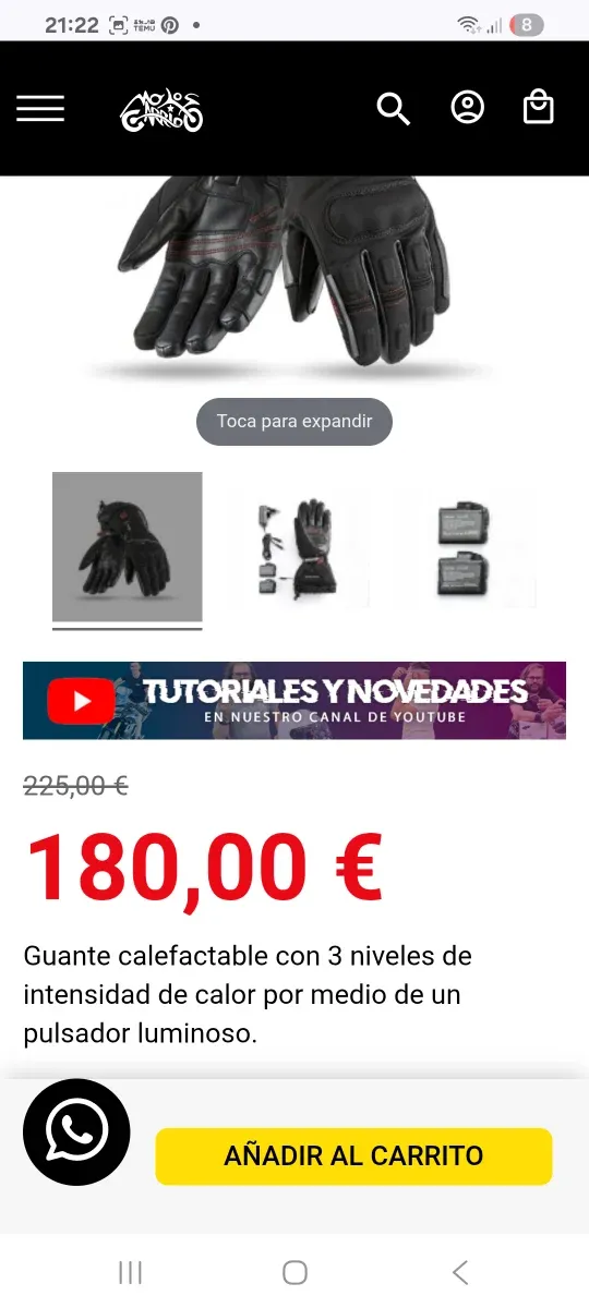 Guantes Calefactables Seventy SD-T39