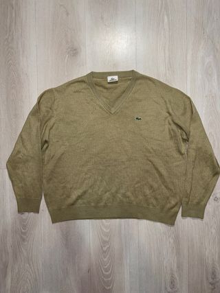 Jersey Lacoste Lana Vintage Retro