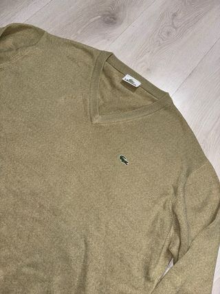 Jersey Lacoste Lana Vintage Retro