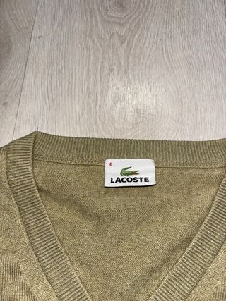 Jersey Lacoste Lana Vintage Retro