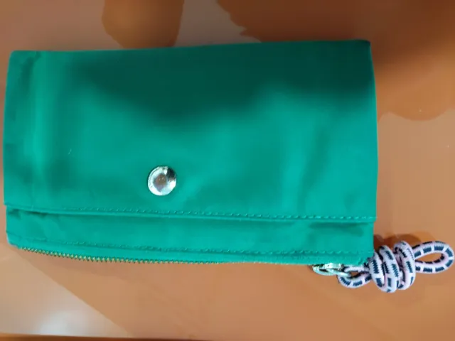 Monedero Bimba y Lola alargado verde