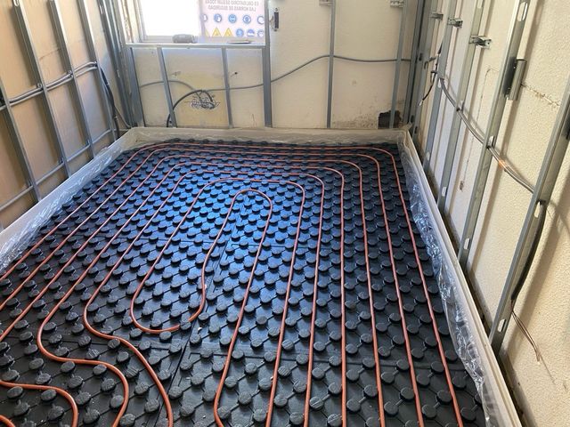 Instalación suelo radiante