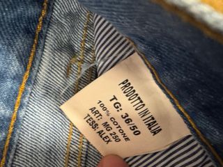 Completo jeans uomo denim strappato