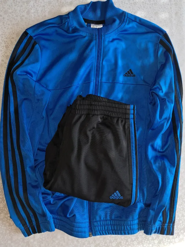 Conjunto Adidas Chándal Azul y Negro