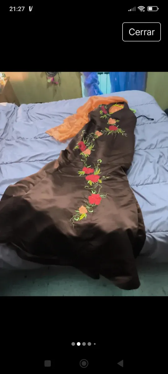 Vestido de fiesta Sonia Peña bordado