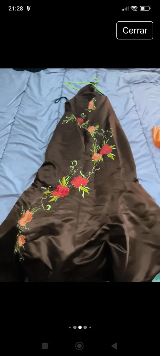 Vestido de fiesta Sonia Peña bordado