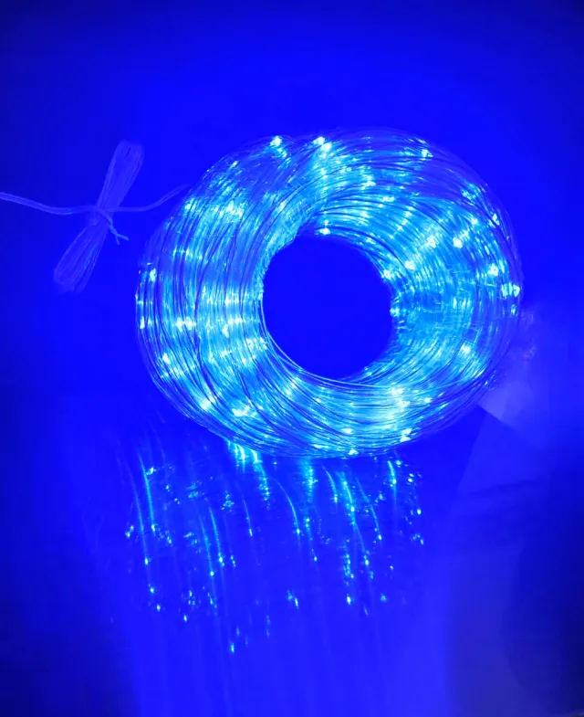 Manguera Luminosa LED 20m AZUL Cálido. Grosor 1 cm