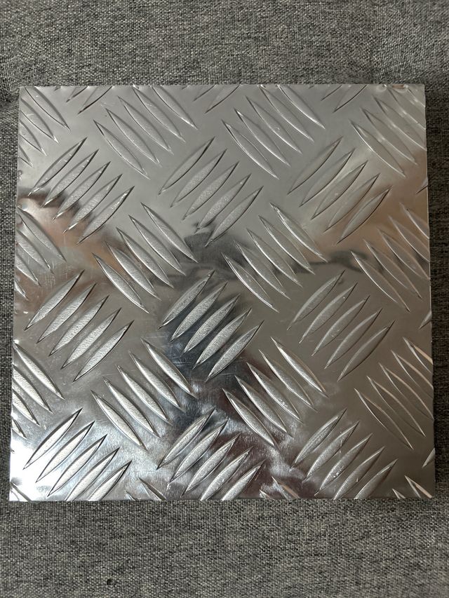 Chapa aluminio diamantada(leer descripción)