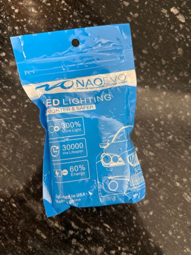 2 Luces LED Coche Naranja/Rojo