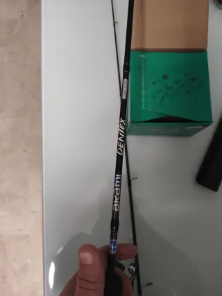 Caña akami dentex de 1 a 7gr