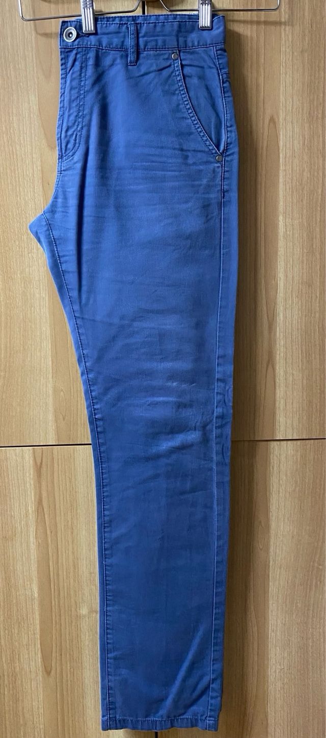 Pantalone uomo casual blu