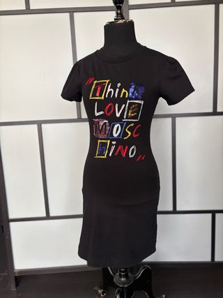 Vestido Moschino Negro Talla S