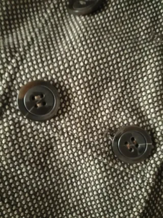 Abrigo de paño mujer beige y marrón. Celop woman