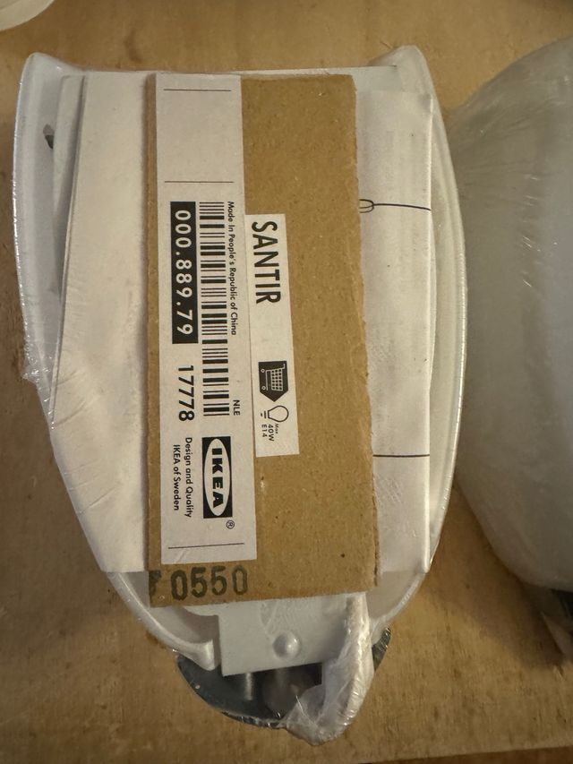 Lampade da parete Ikea in vetro