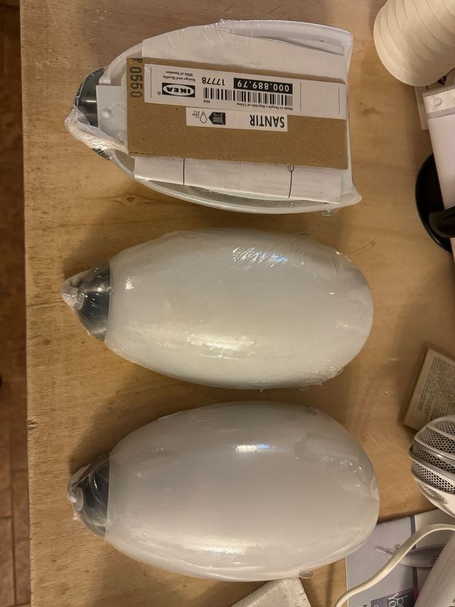 Lampade da parete Ikea in vetro