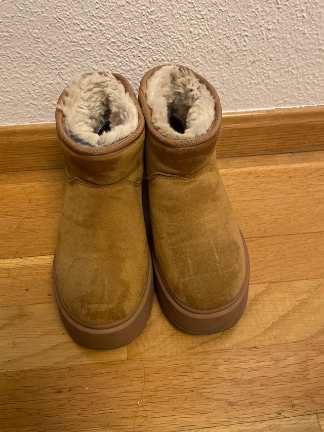 Botas de borrego marrones