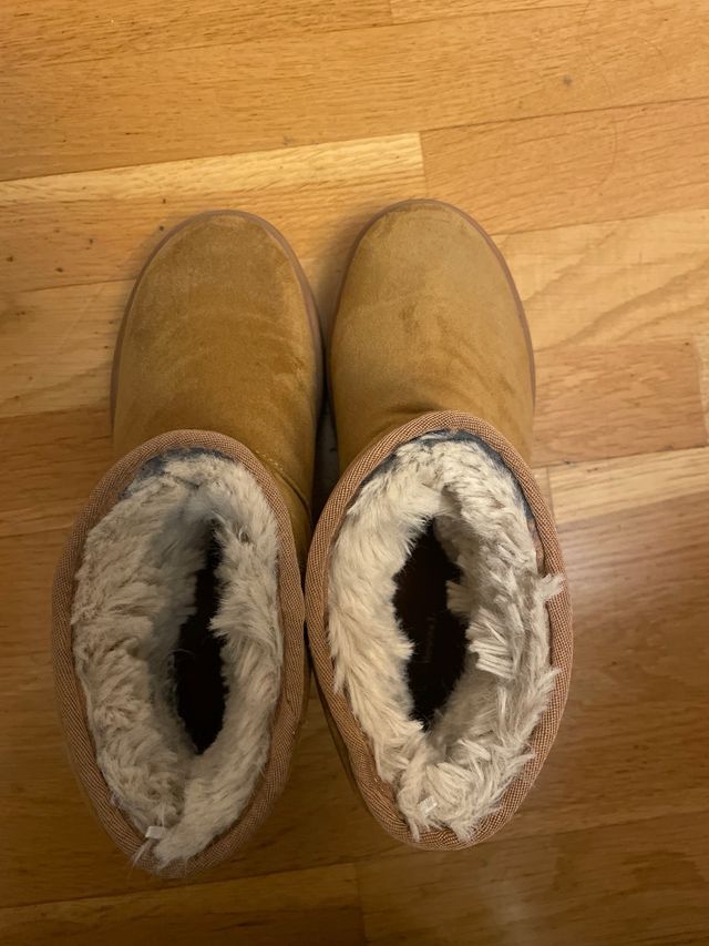 Botas de borrego marrones