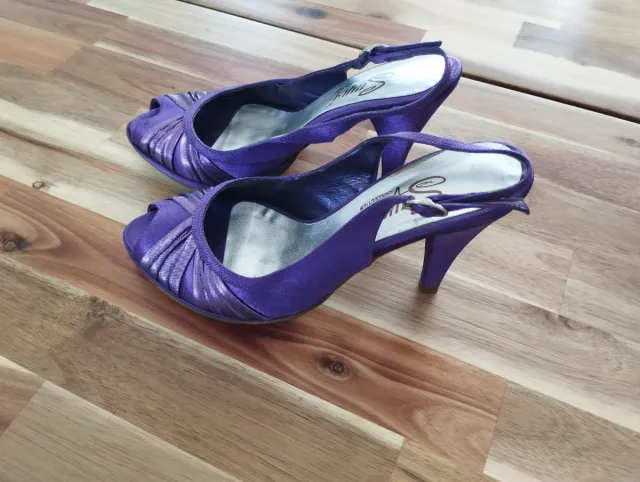 Zapatos de verano morados para mujer