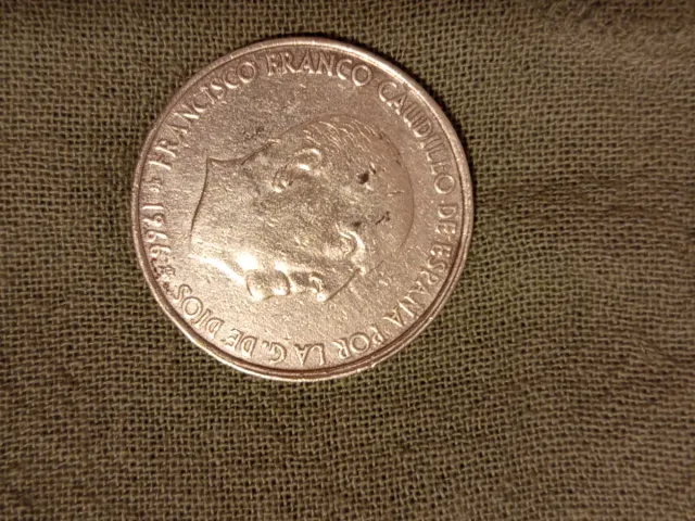Moneda Francisco Franco Caudillo España 1966