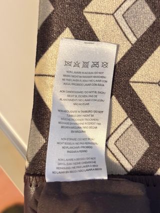 Pochette Maliparmi fantasia geometrica