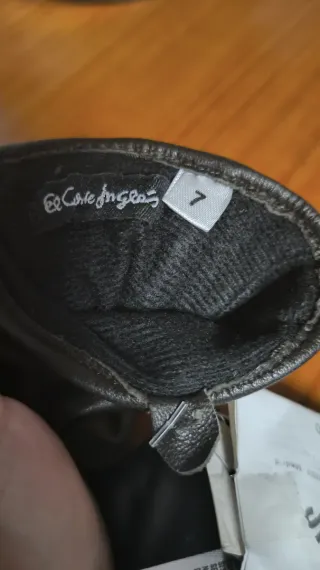 Guantes El Corte Inglés marrón Invierno Cremallera