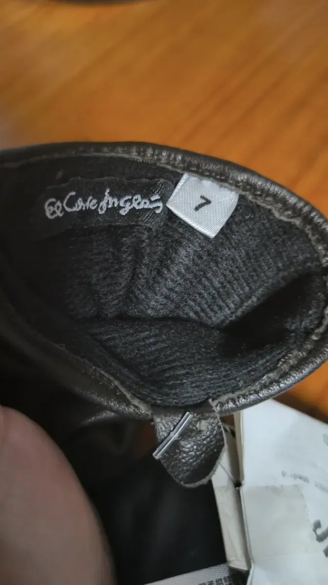 Guantes El Corte Inglés marrón Invierno Cremallera