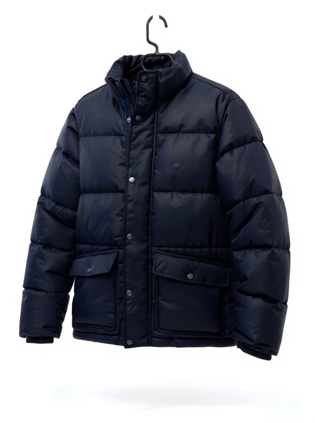 Chaqueta acolchada azul marino hombre talla M