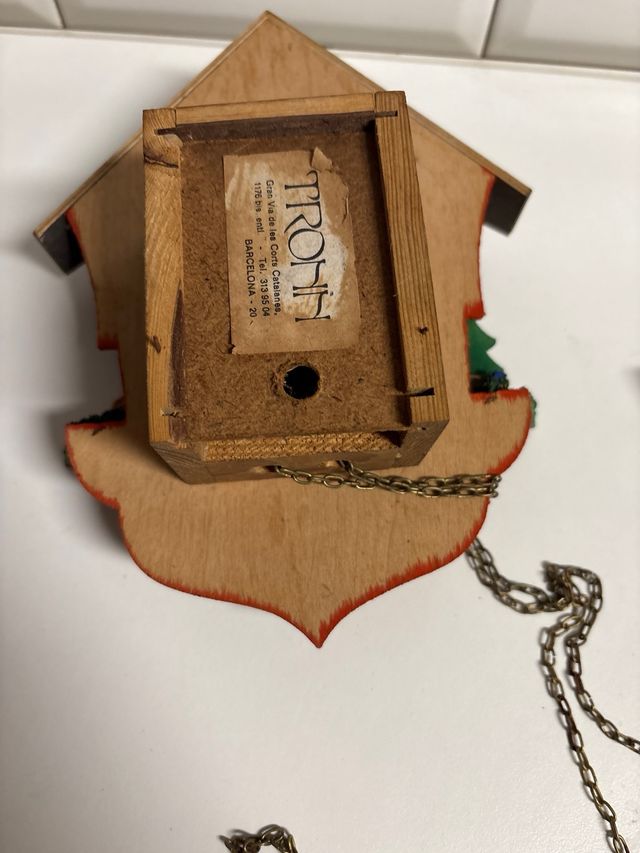 Reloj de cuco antiguo Made in Germany