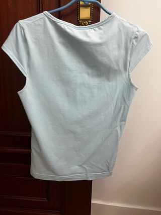 Camiseta Roxy Azul y Verde Talla 14