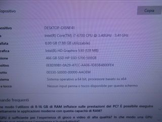 HP All-in-One i7 6700