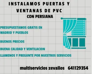 Instalación Puertas y Ventanas PVC