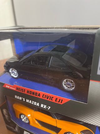 Jada Fast & Furious Honda Civic y Mazda RX-7