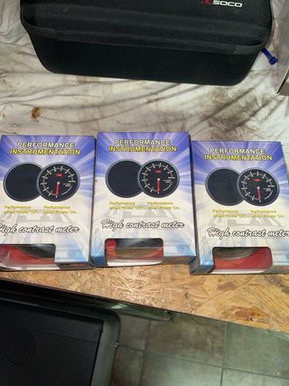 Relojes LED para Coche (Boost, Aceite, Temp)