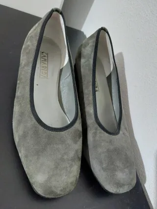 Scarpe donna Camarida grigie scamosciate