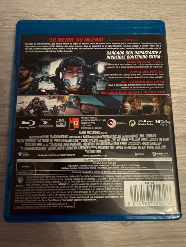 Blu-ray Al Filo del Mañana