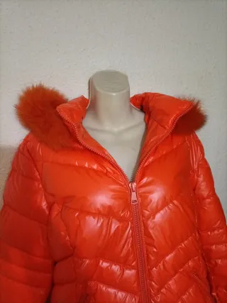 Cazadora naranja brillante mujer