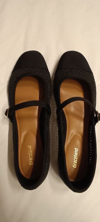 Manoletinas Graceland Negras Talla 39