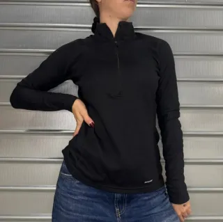 Maglia Patagonia pile donna nera