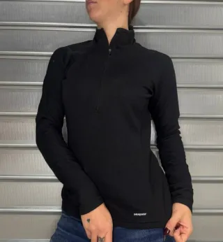 Maglia Patagonia pile donna nera