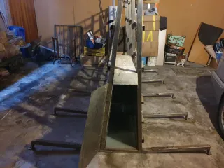 Vallar de cristalero metálica