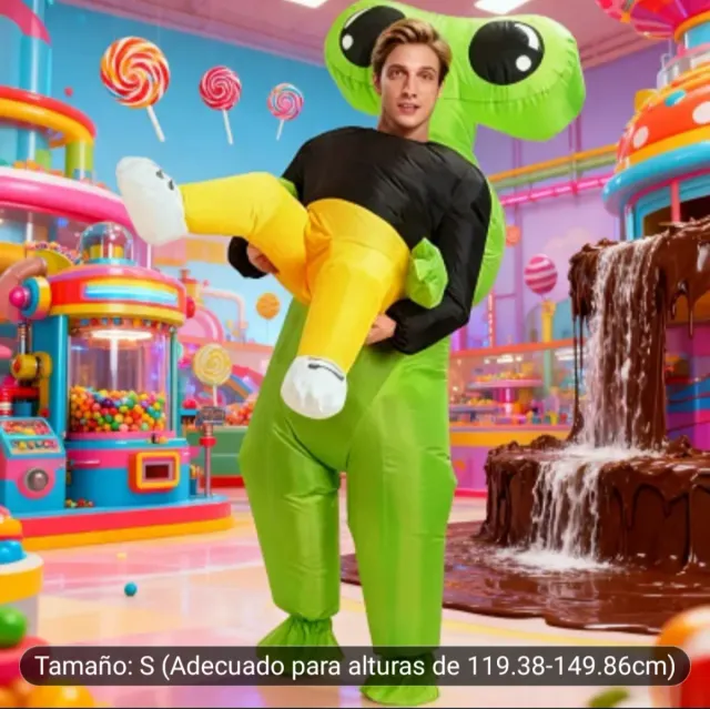 Disfraz Hinchable Alien Talla S