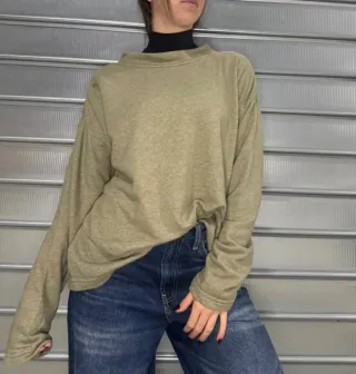 Patagonia Felpa Oversize Donna Verde Oliva