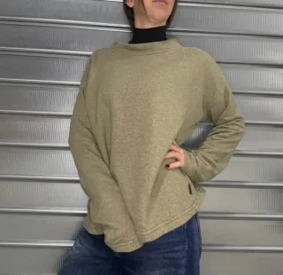 Patagonia Felpa Oversize Donna Verde Oliva