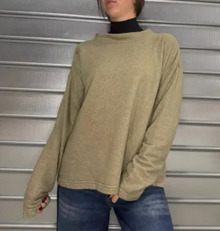 Patagonia Felpa Oversize Donna Verde Oliva